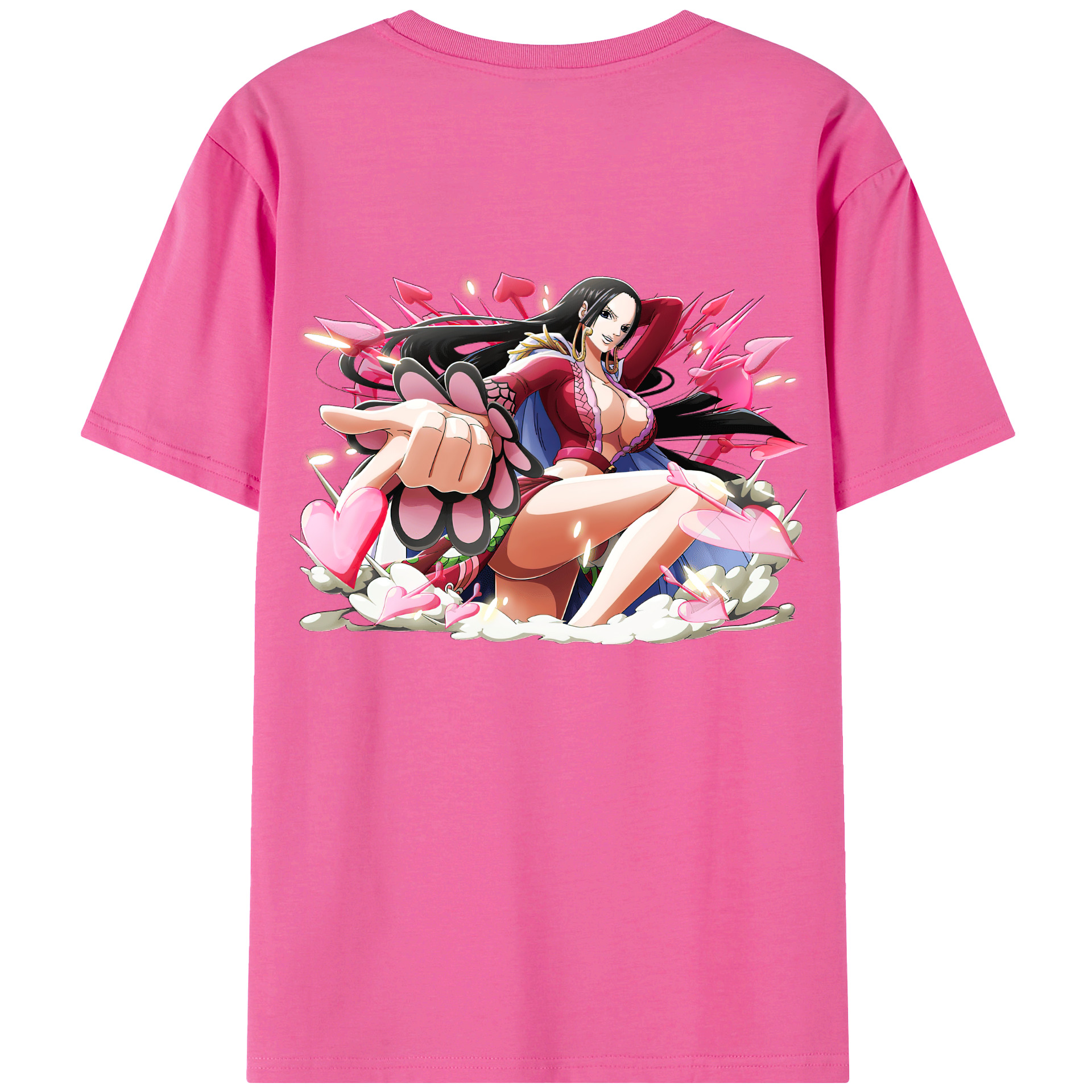 ワンピース ボア・ハンコック ONE PIECE Boa·Hancock レディース半袖Tシャツ(バックプリント)